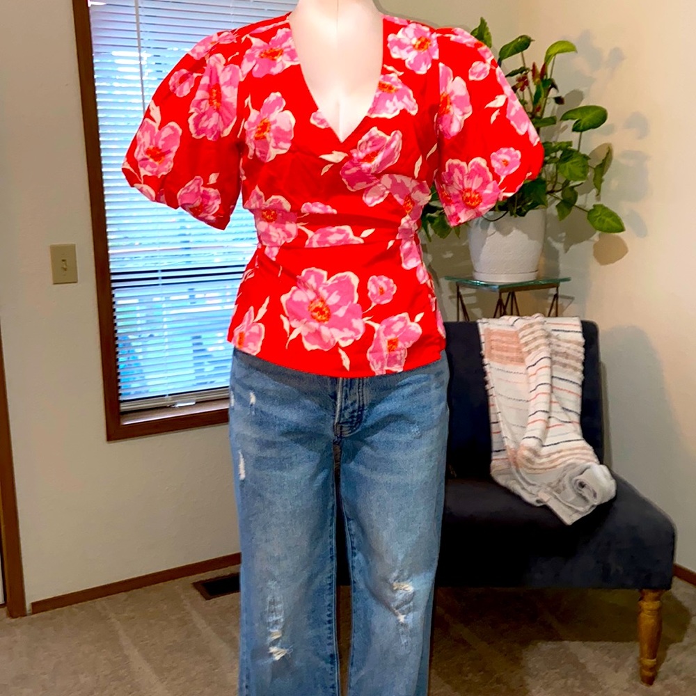 Old Navy wrap blouse